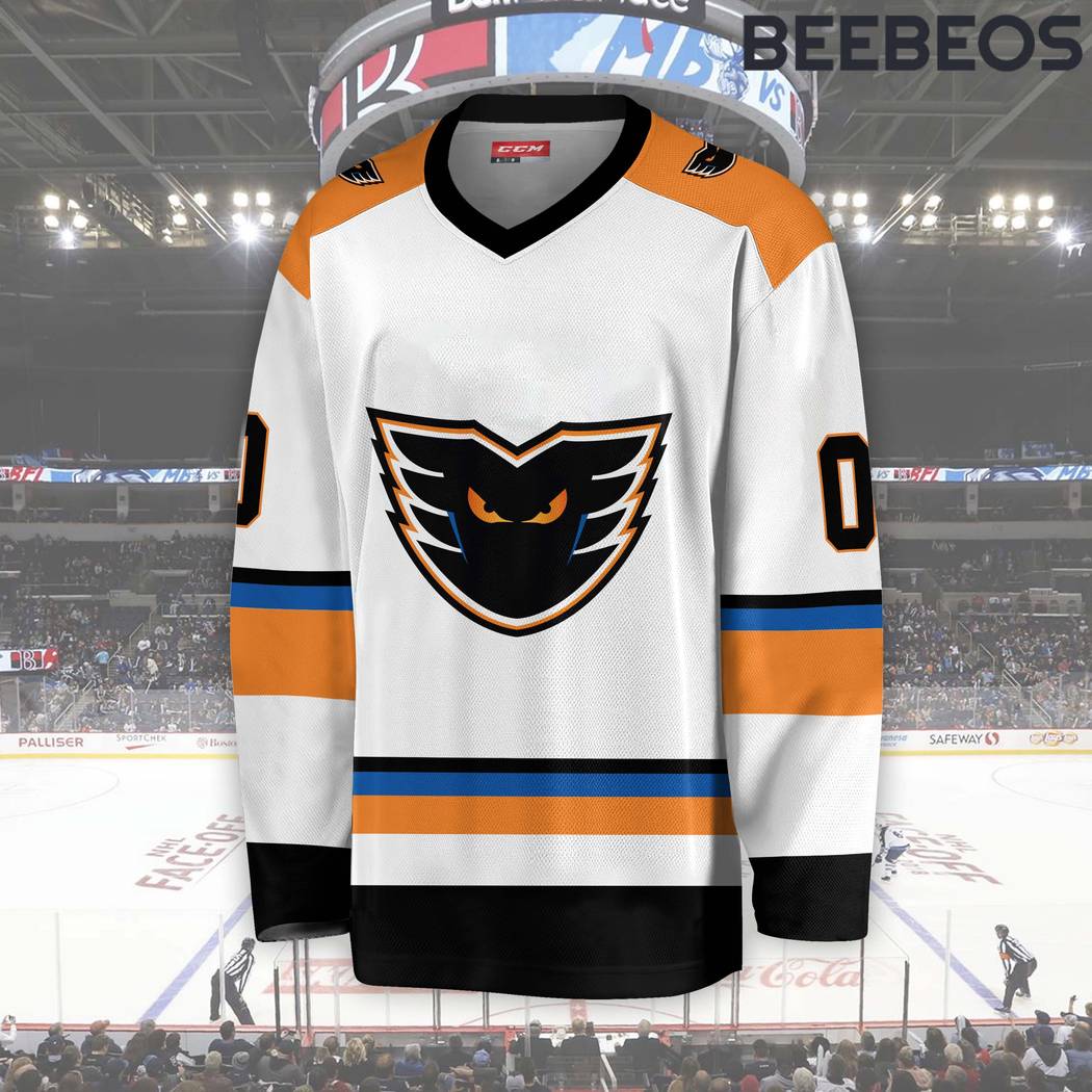 AHL Lehigh Valley Phantoms White Hockey Jersey