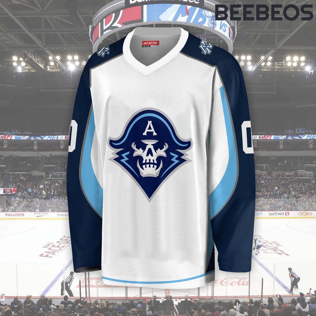 AHL Milwaukee Admirals White Hockey Jersey