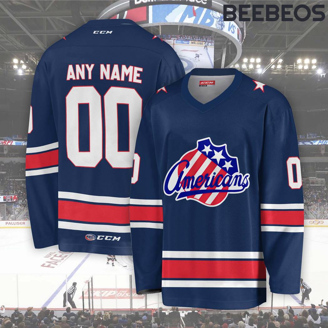 AHL Rochester Americans White Hockey Jersey