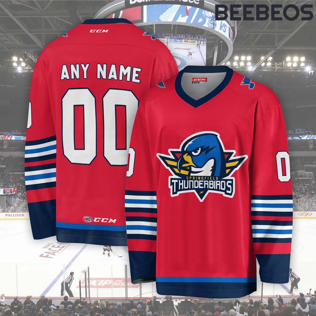 AHL Springfield Thunderbirds Red Hockey Jersey