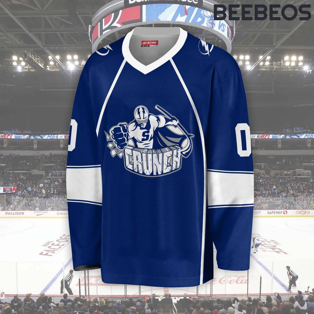 AHL Syracuse Crunch Blue Hockey Jersey