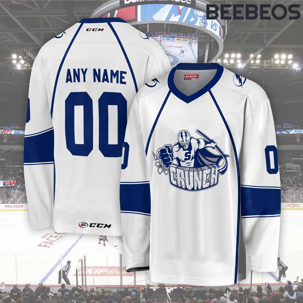 AHL Syracuse Crunch White Hockey Jersey