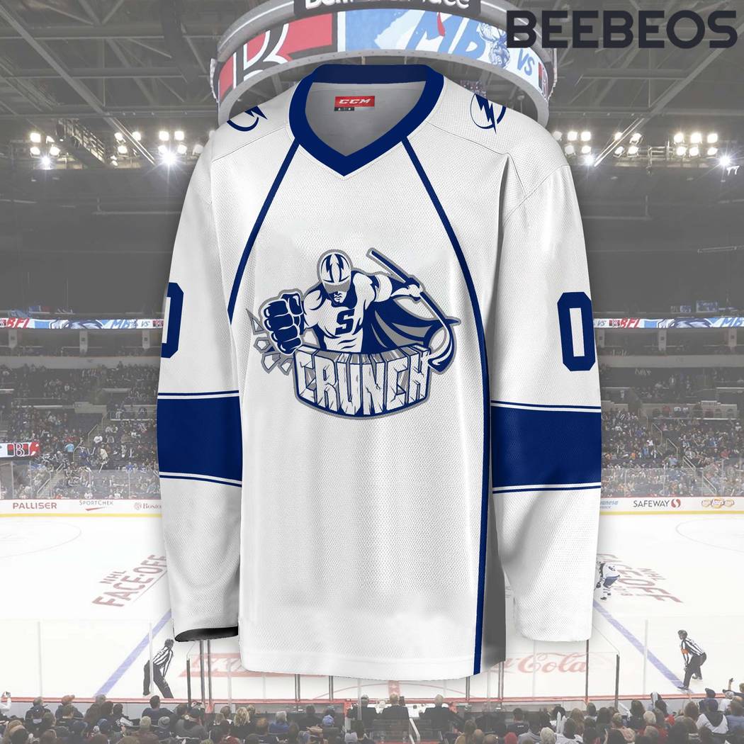 AHL Syracuse Crunch White Hockey Jersey