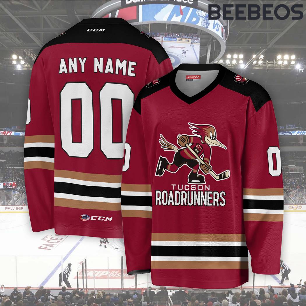 AHL Tucson Roadrunners White Hockey Jersey