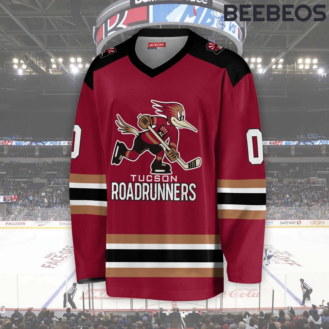 AHL Tucson Roadrunners Red Hockey Jersey