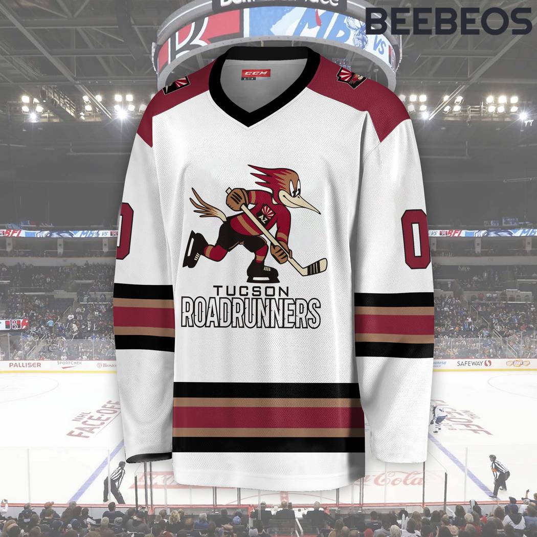 AHL Tucson Roadrunners White Hockey Jersey