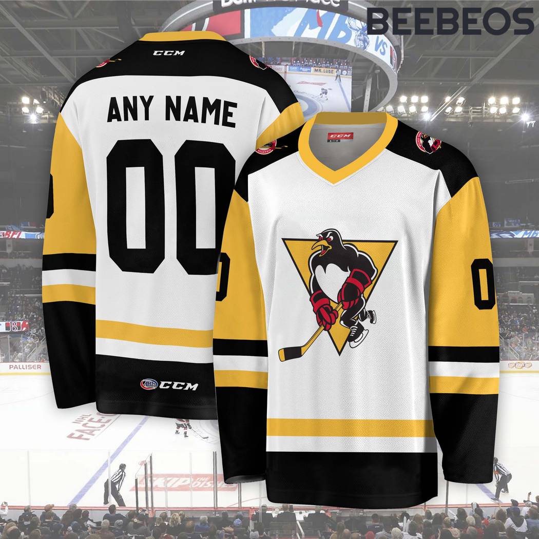 AHL Wilkes-Barre Scranton Penguins Black Hockey Jersey