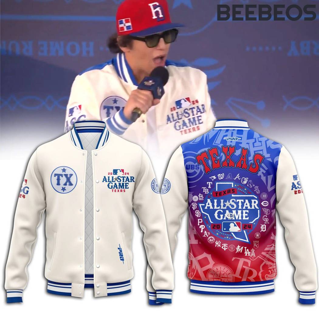 Adolis x Texas Rangers Baseball Jacket