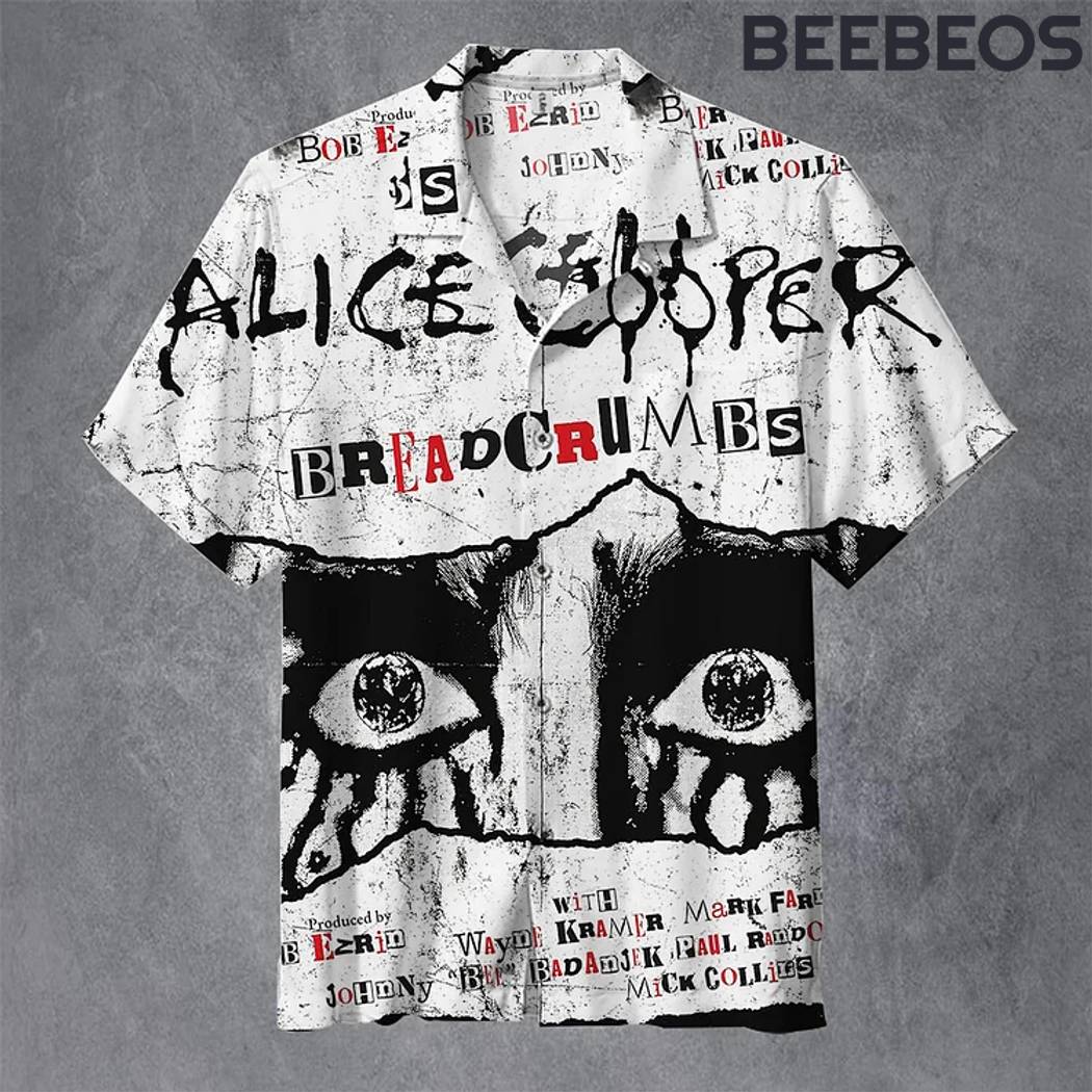 Alice Cooper Breadcrumbs Hawaiian Shirt