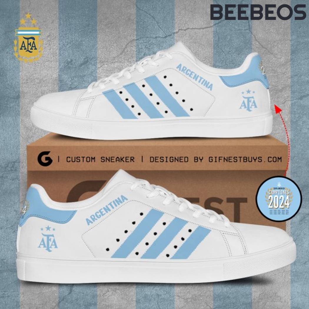 Argentina Nation Football Team Copa America Champions Stan Smith Shoes