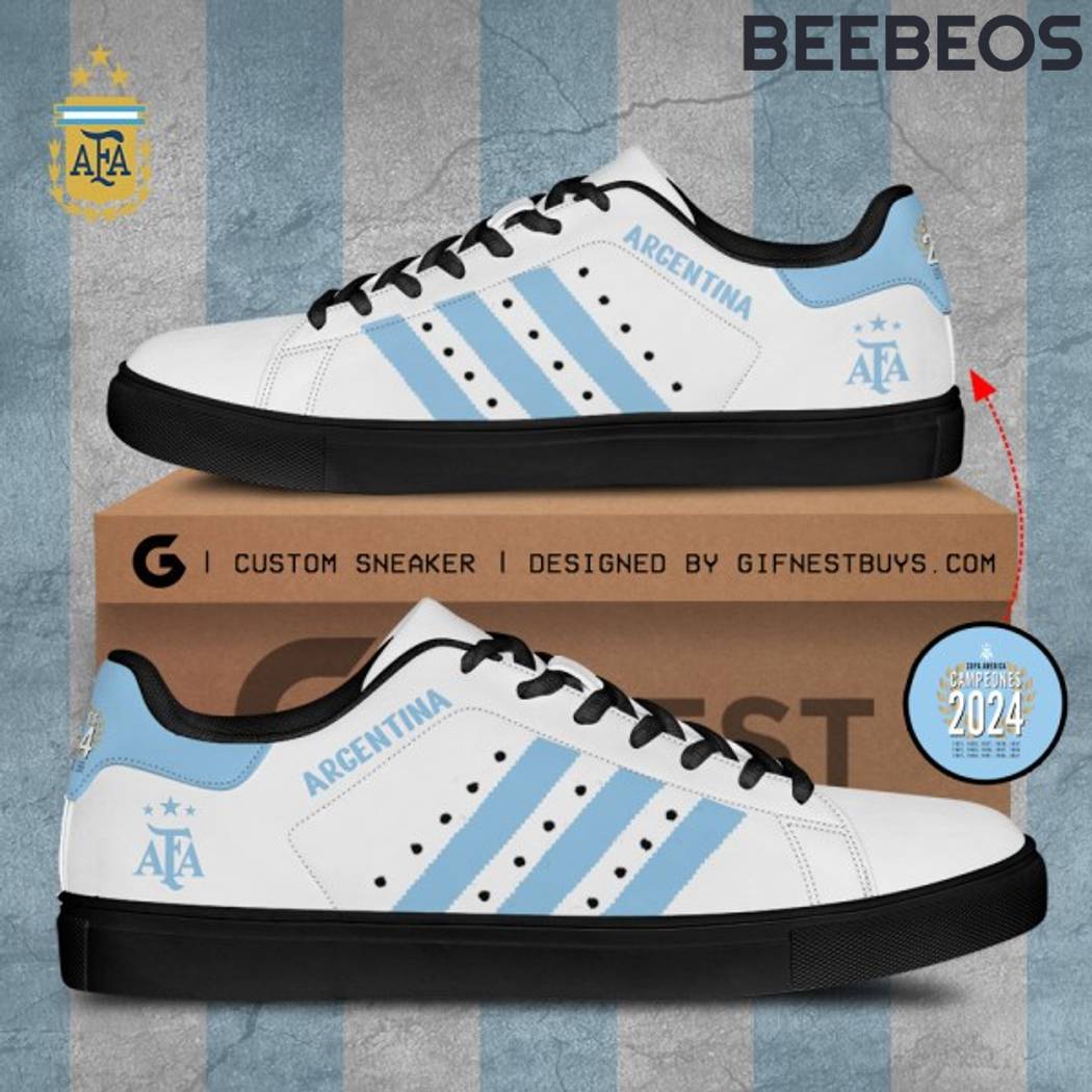 Argentina Nation Football Team Copa America Champions Stan Smith Shoes