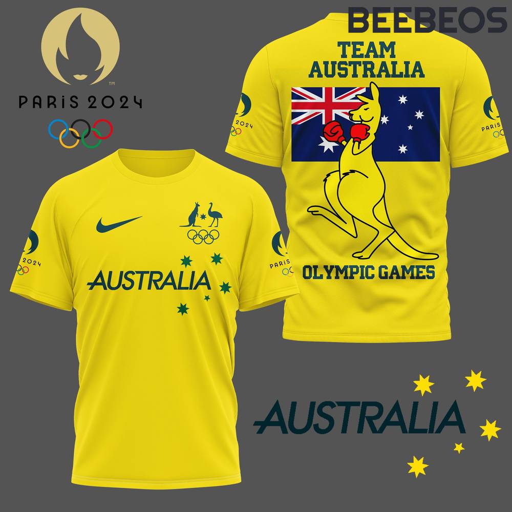 Australia Olymlic Team Yellow Shirt