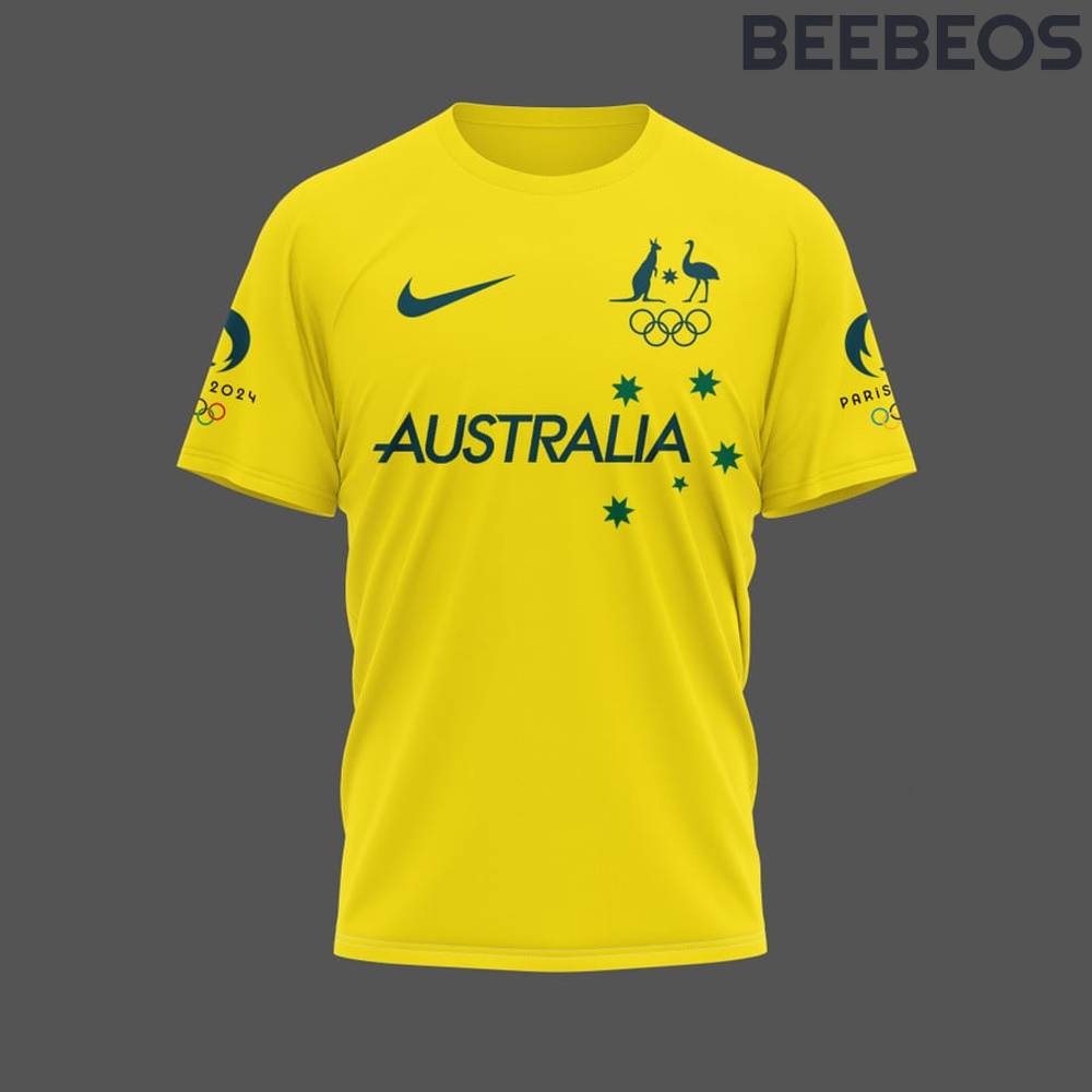 Australia Olymlic Team Yellow Shirt