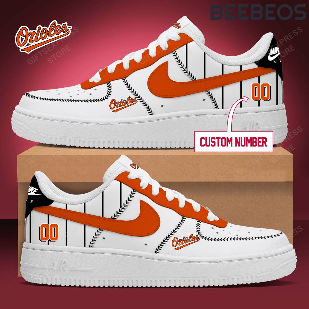 Personalized Baltimore Orioles Air Force 1