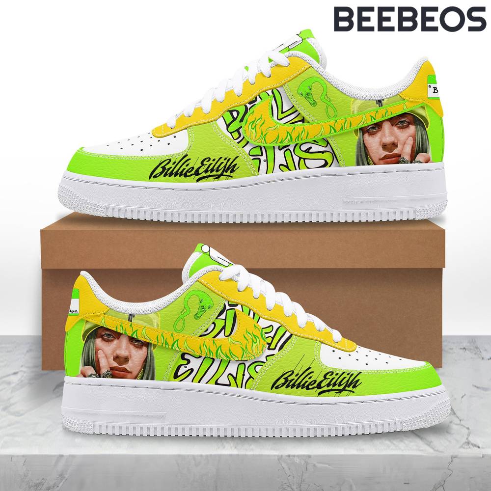 Billie Eilish Green Fire Air Force 1