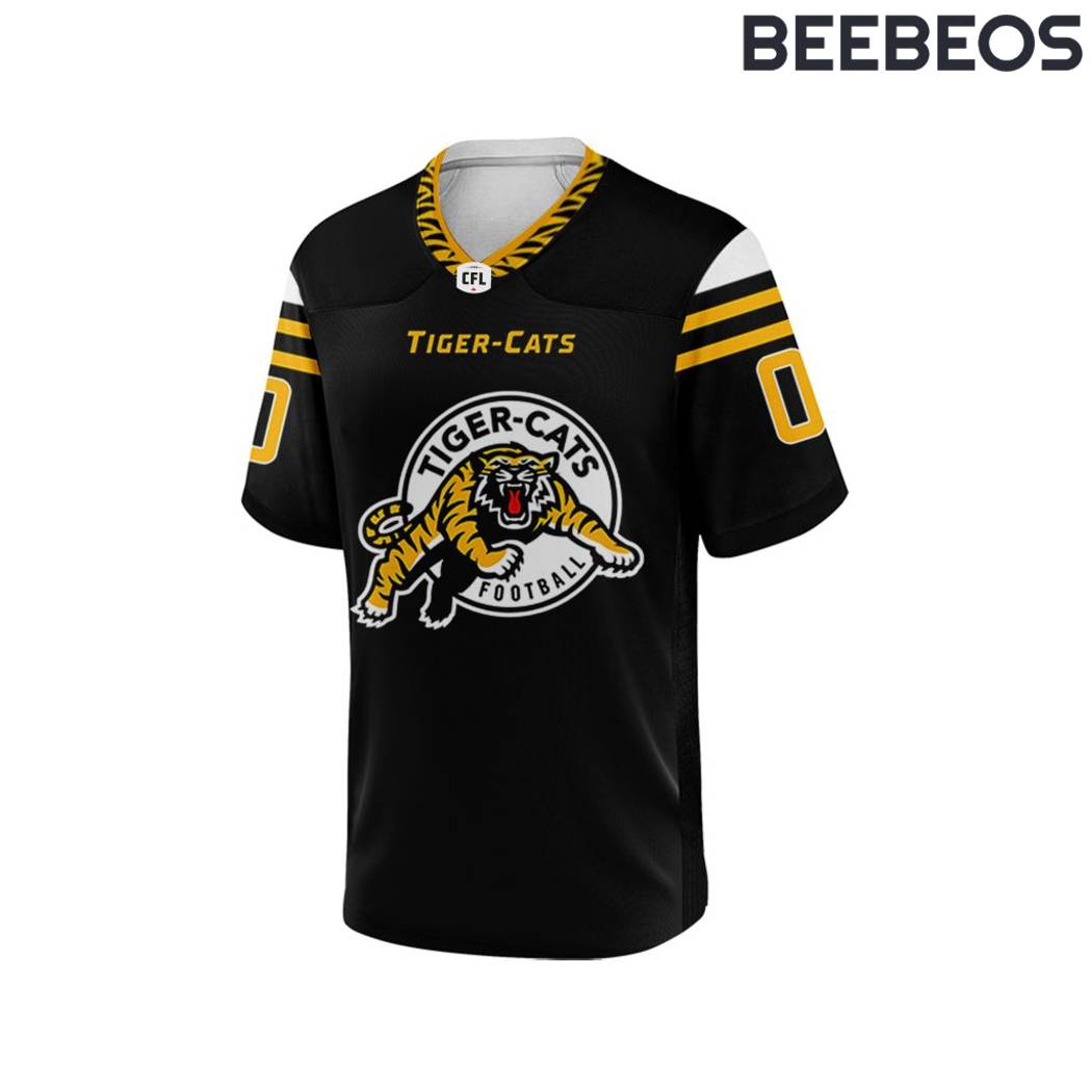 CFL Hamilton Tiger-Cats Black Jersey