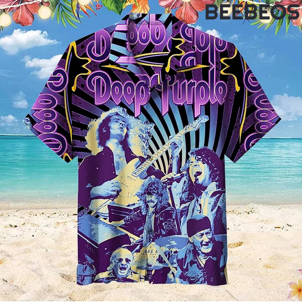 Deep Purple Hawaiian Shirt