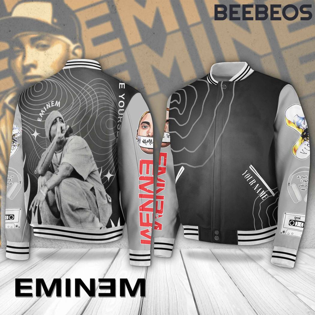 Eminem Rapper Baseball Jacket