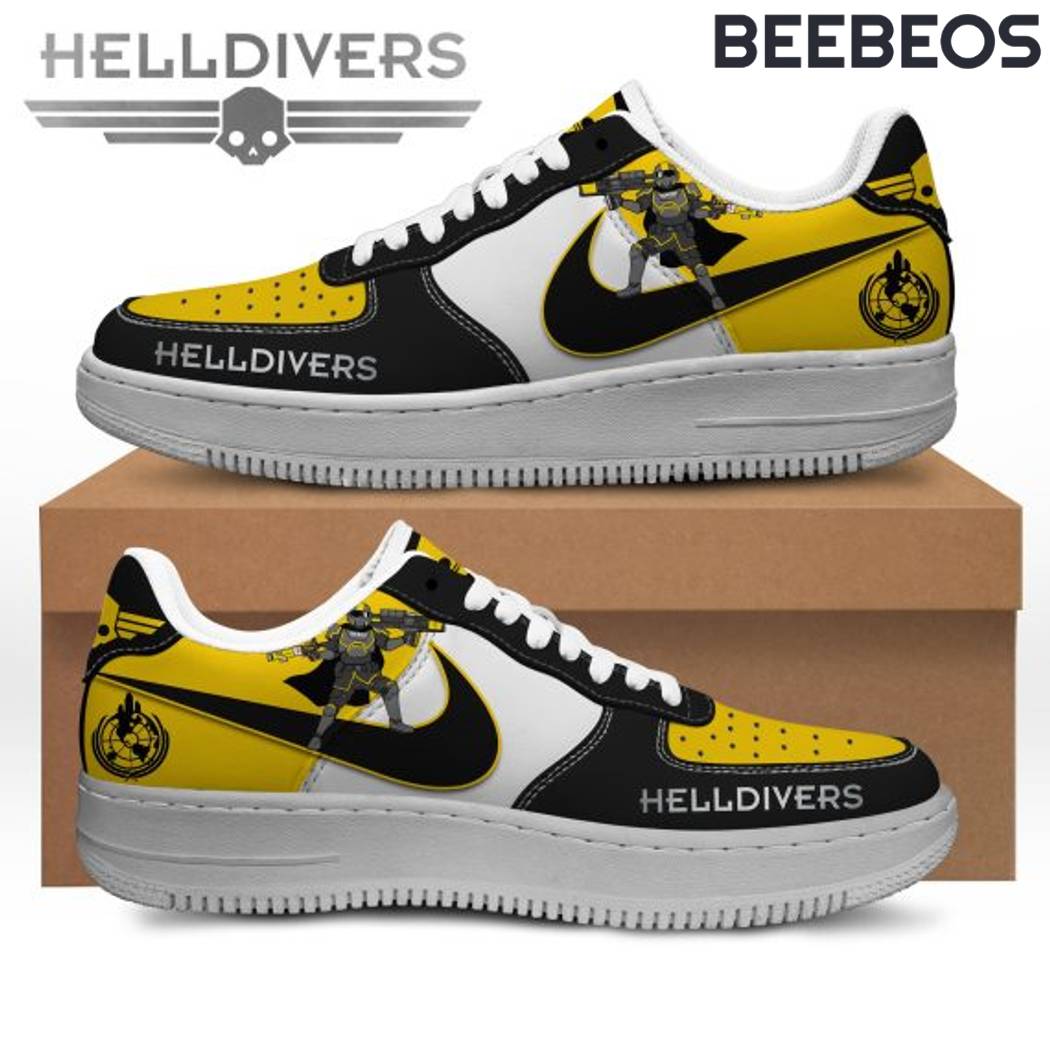 Helldivers Black Yellow Air Force 1