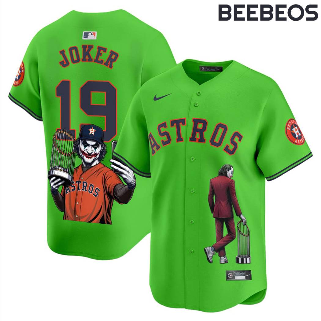 Houston Astros x Joker Green Baseball Jersey