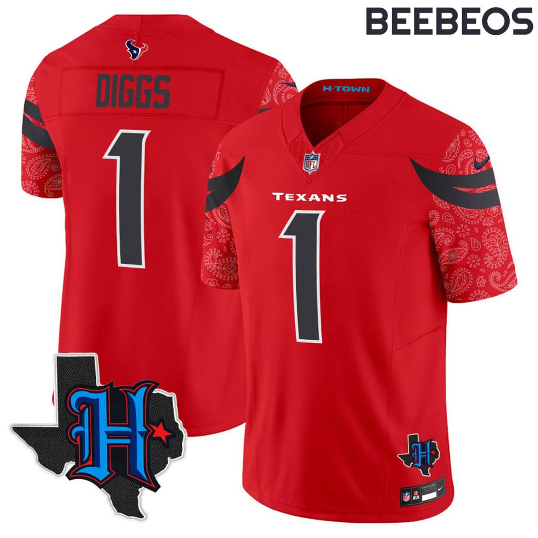 Houston Texans 2024 H-Town Red Limited Football Jersey