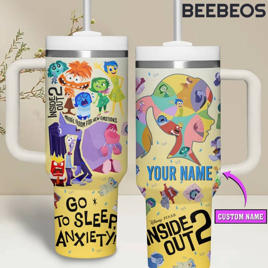 Inside Out 2 Go to Sleep Anxiety Stanley Cup