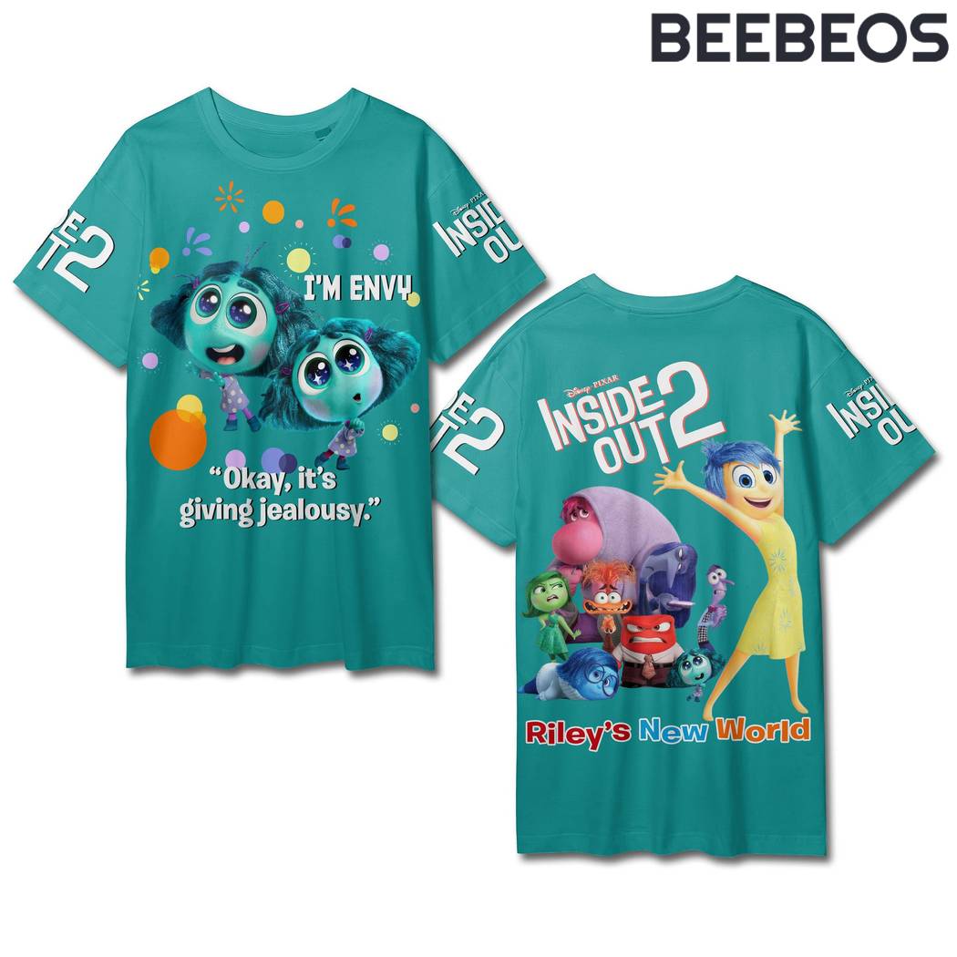 Inside Out 2 Go to Sleep Anxiety Orange Shirt