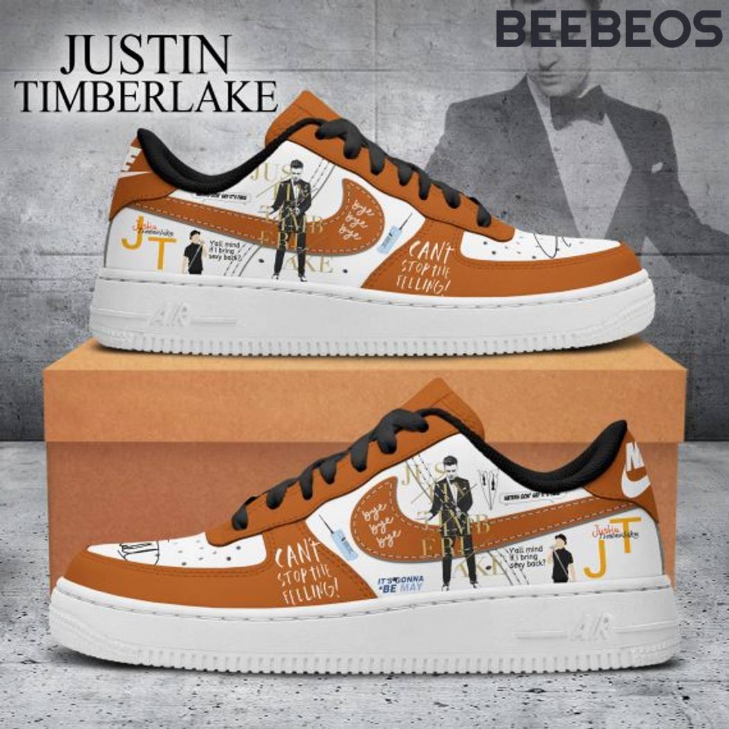 Justin Timberlake Brown Air Force 1