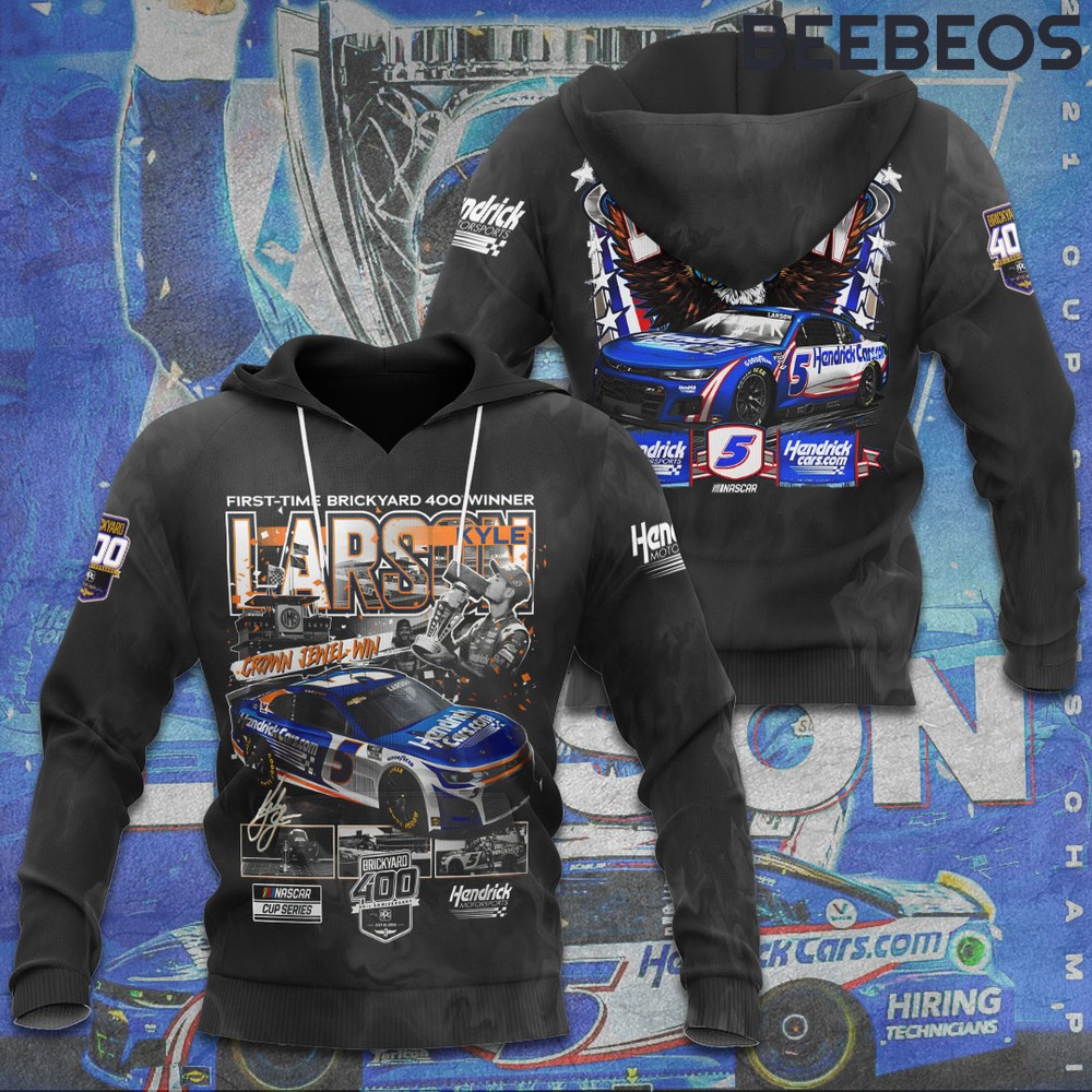 Kyle Larson Brickyard 400 Winner Hoodie