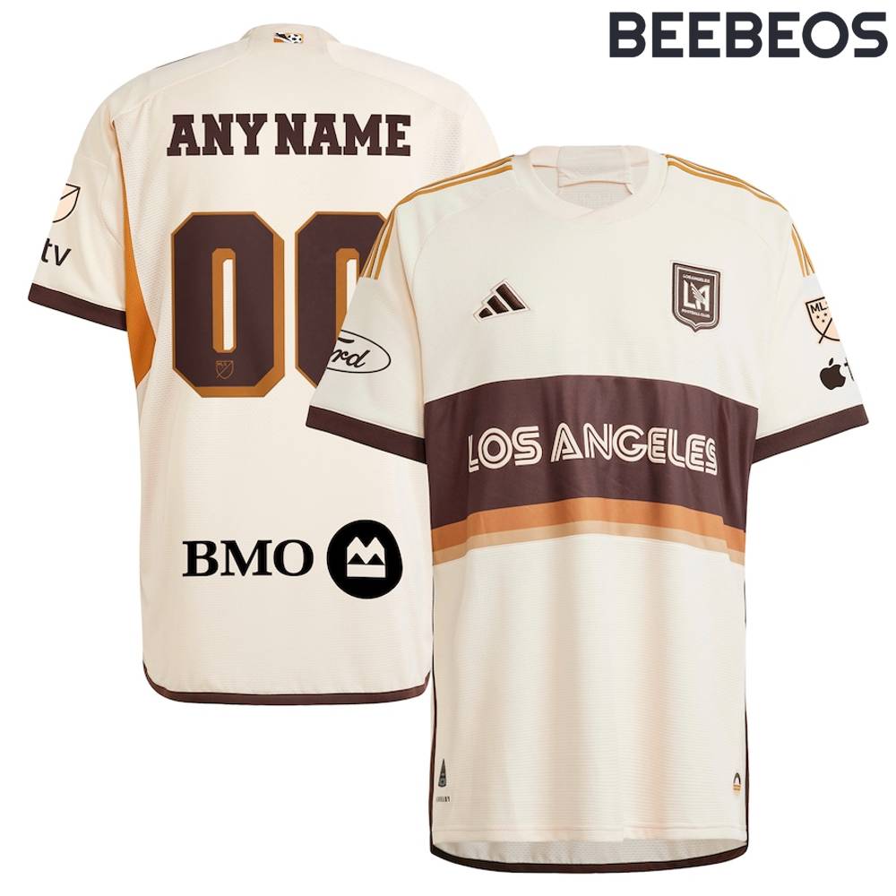 LAFC Tan 2024 Archive Custom Soccer Jersey