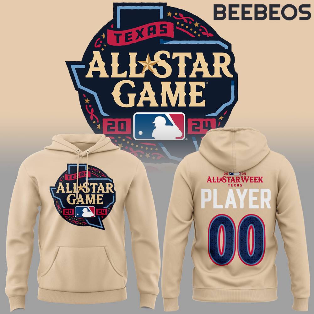 MLB All Star Game 2024 Beige Hoodie