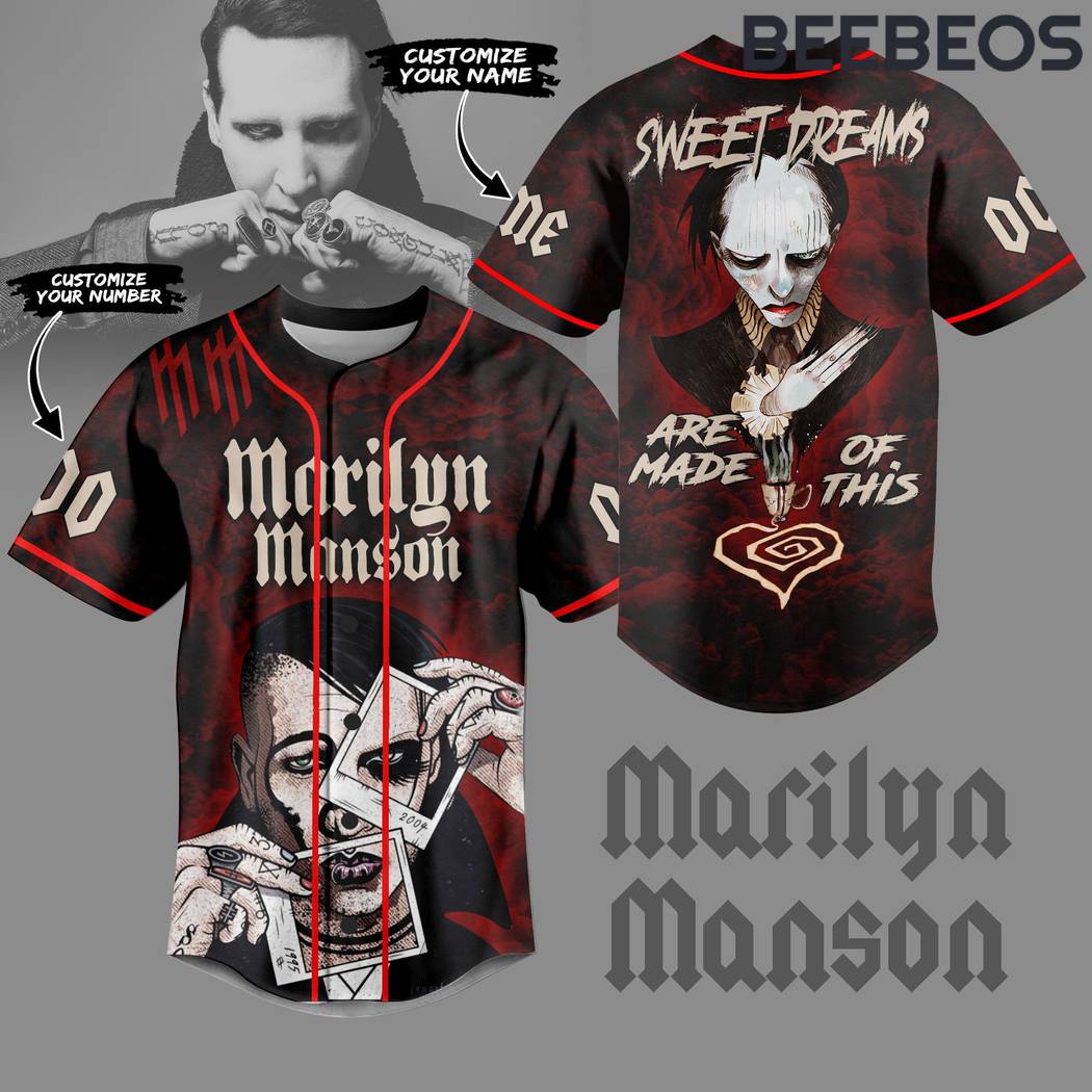 Marilyn Manson Sweet Dream Baseball Jersey