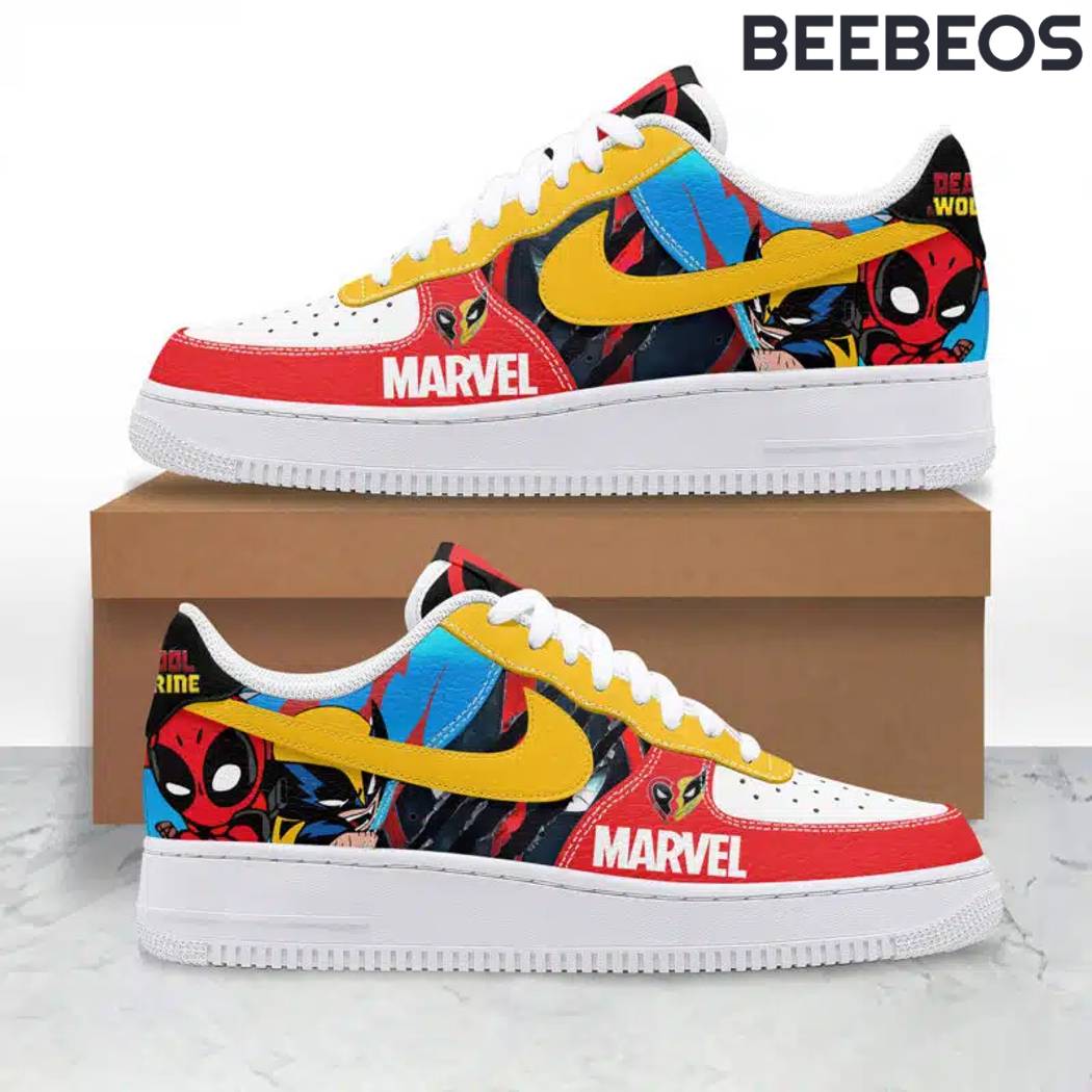 Marvel Deadpool x Wolverine Air Force 1