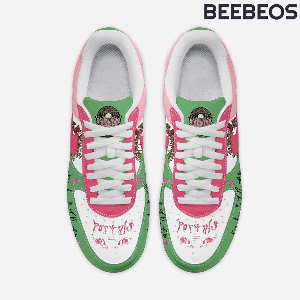 Melanie Martinez Portals Green Pink Air Force 1