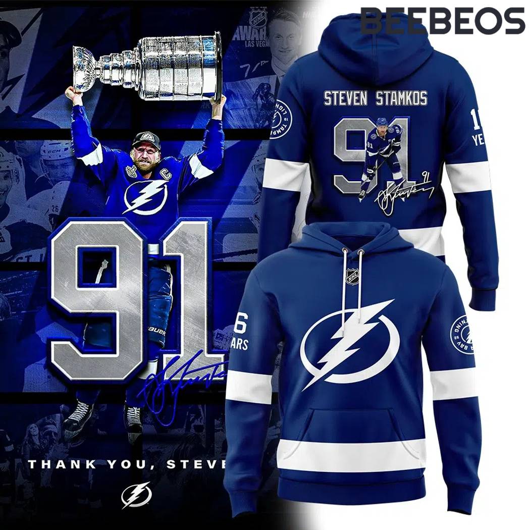 NHL Tampa Bay Lightning Thank you Steven Stamkos Hoodie