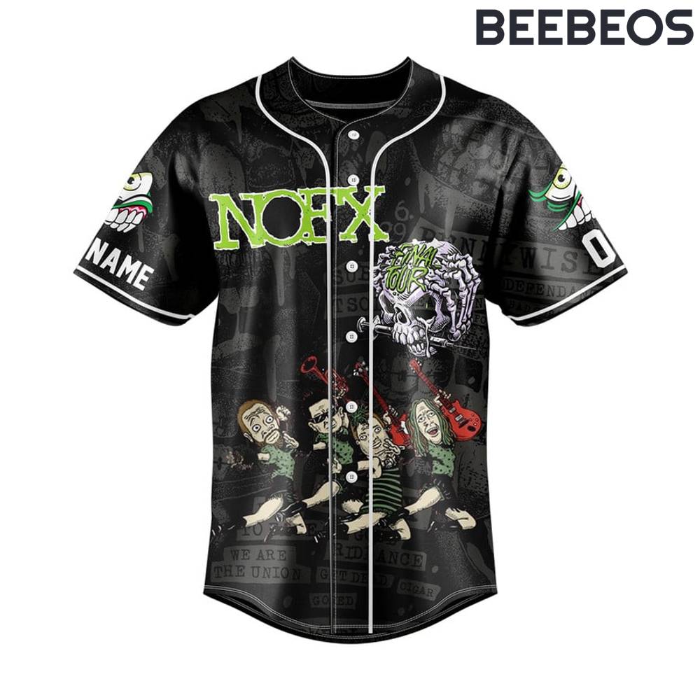 NOFX 2024 The Final NOFX Shows Baseball Jersey