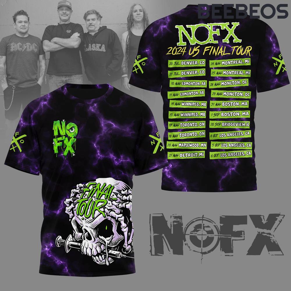 NOFX 2024 US Final Tour T-Shirt