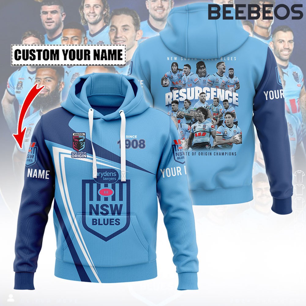 New South Wales Blues Champions State of Origin 2024 Hoodie