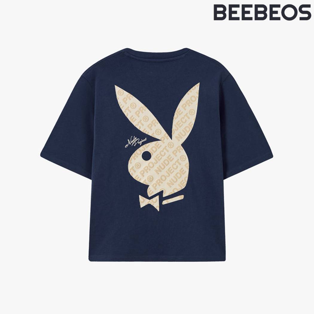 Nude Project Playboy Iconic Navy Tee