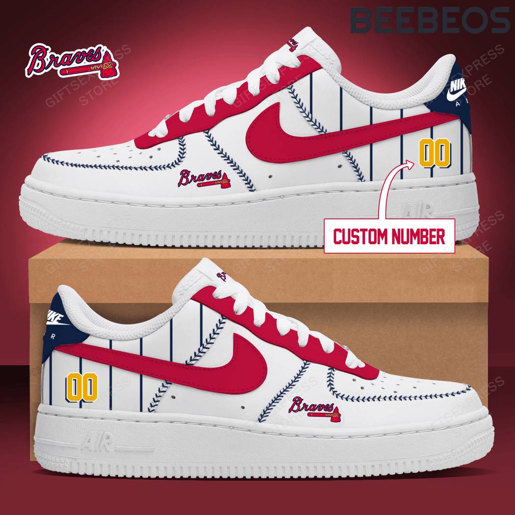 Personalized Atlanta Braves Air Force 1