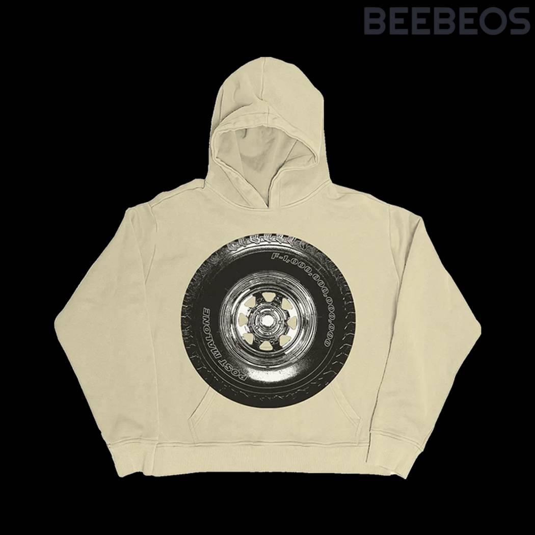 Post Malone F-1 Trillion limited edition 2024 Beige Hoodie