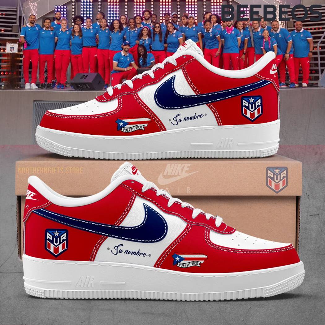 Puerto Rico Basketball Air Force 1 Shoes