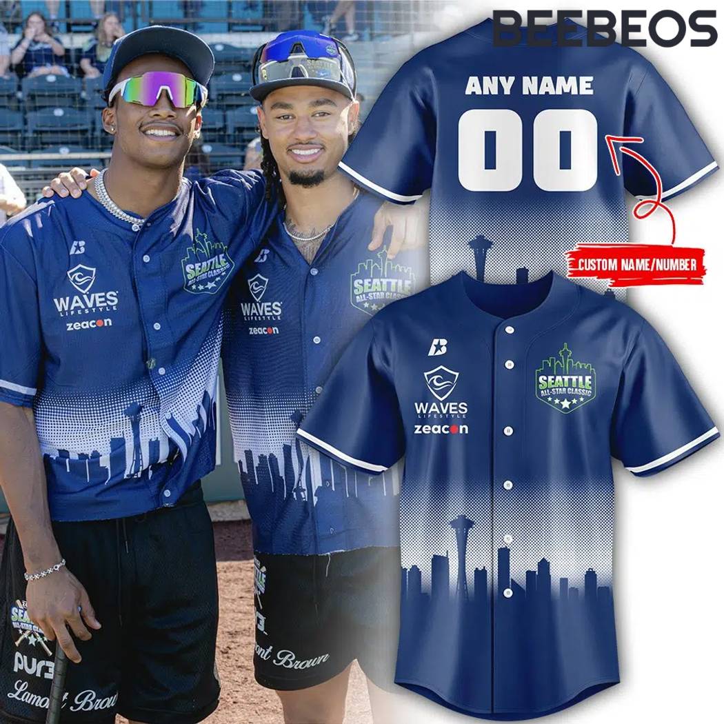 Seattle 2024 All Star Classic Blue Baseball Jersey