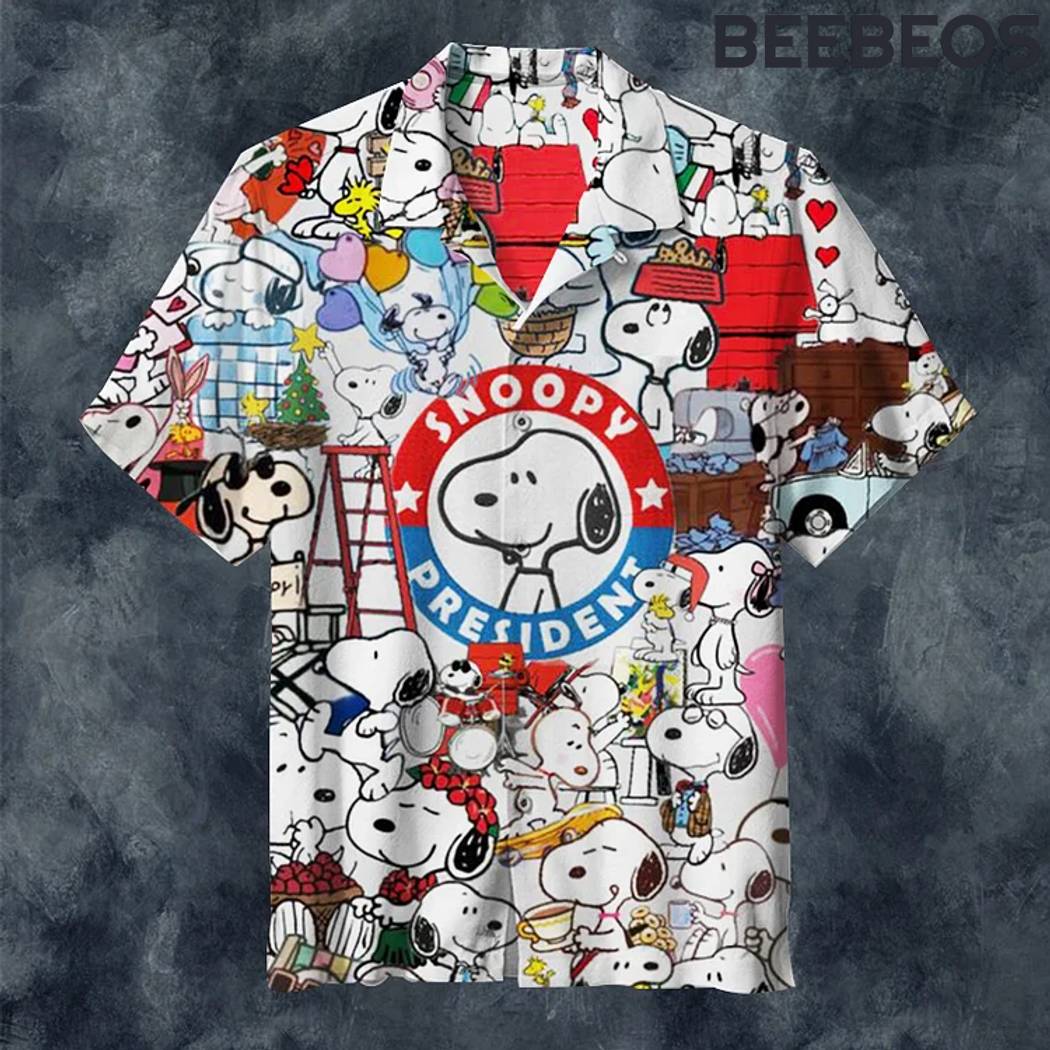 Snoopy President Hawaiian Shirt