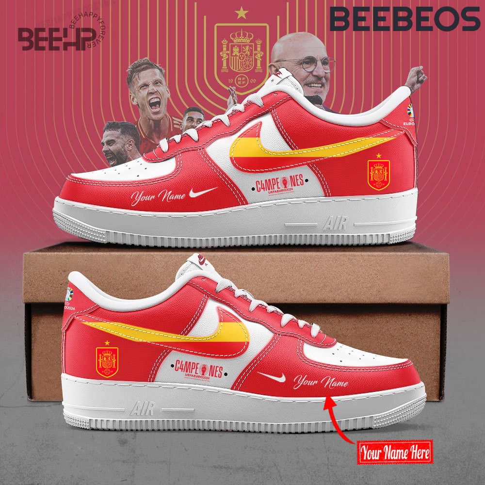 Spain National Football Team Euro 2024 Champions Air Force 1