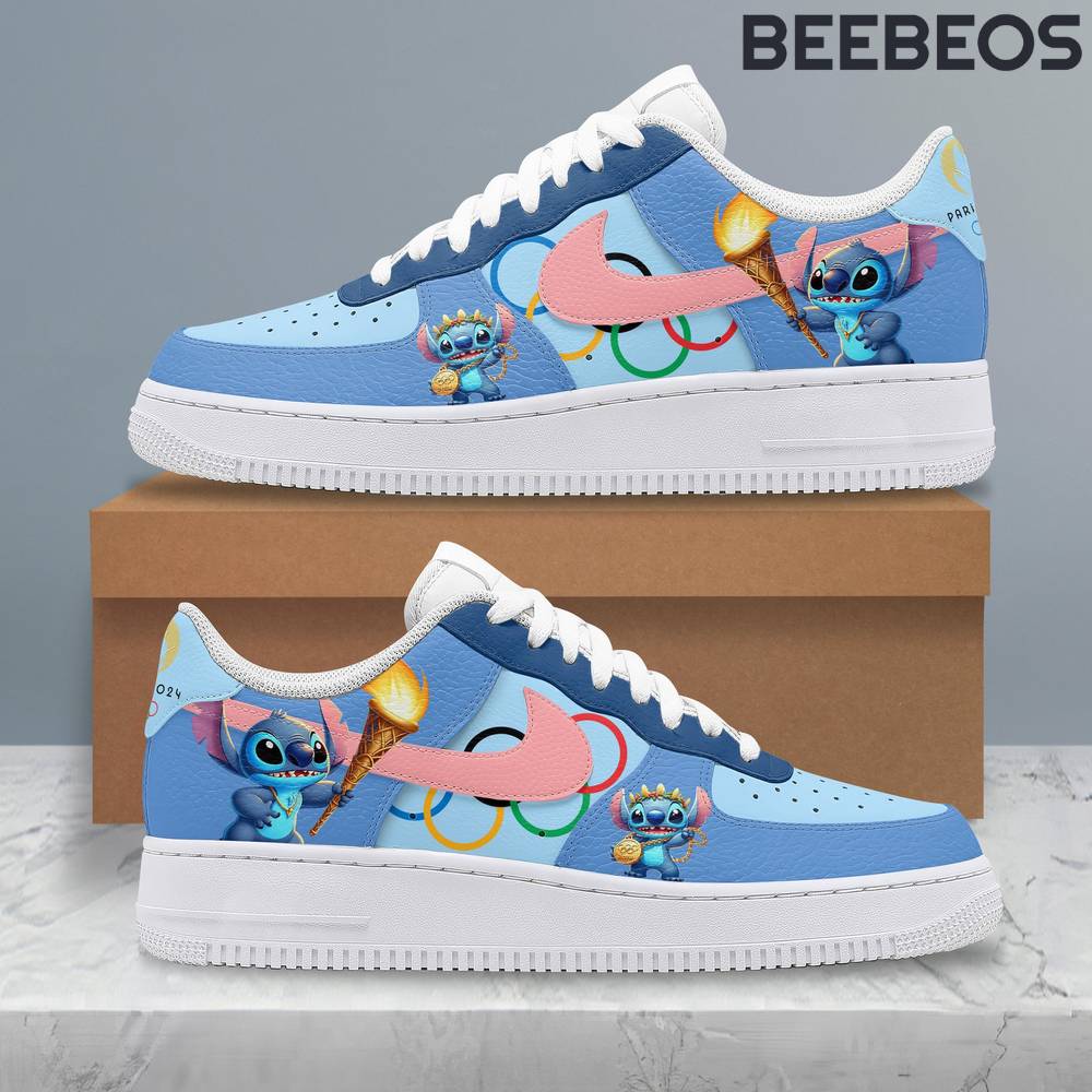 Stitch x Olympic Paris 2024 Air Force 1