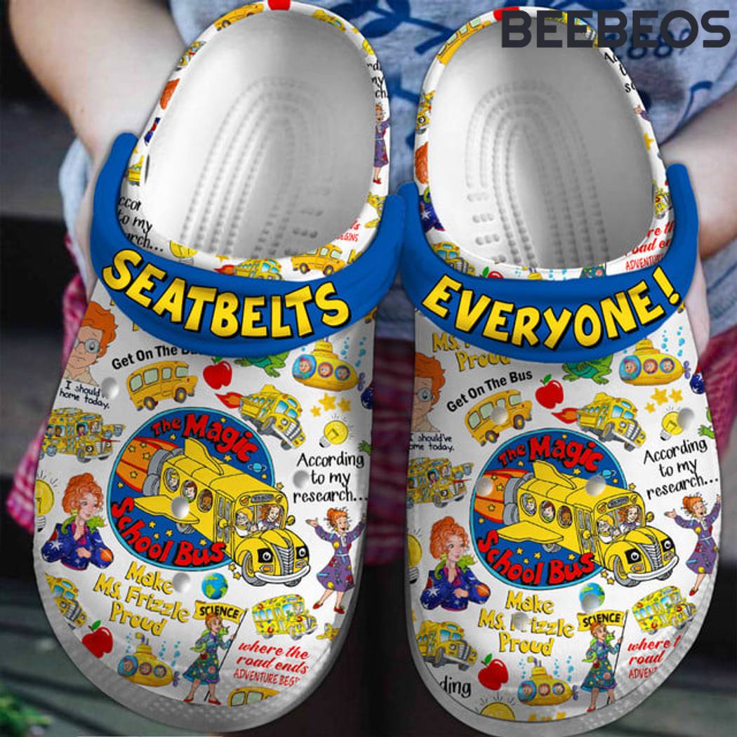 The Magic School Bus Crocs Shoes