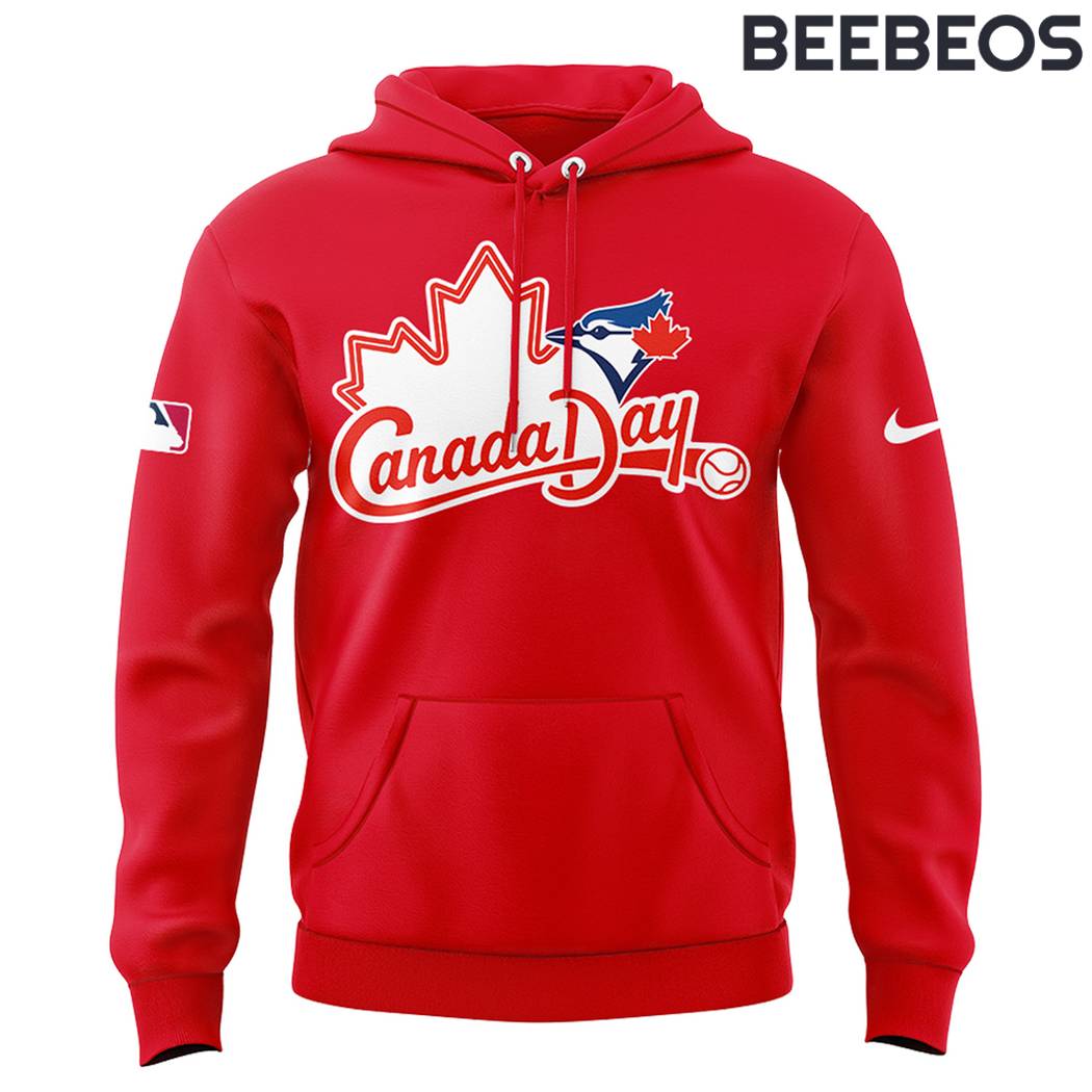 Toronto Blue Jays Baseball Team Canada Day Hoodie