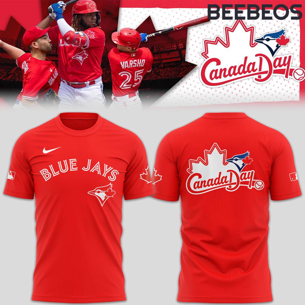 Toronto Blue Jays Baseball Team Canada Day T-Shirt