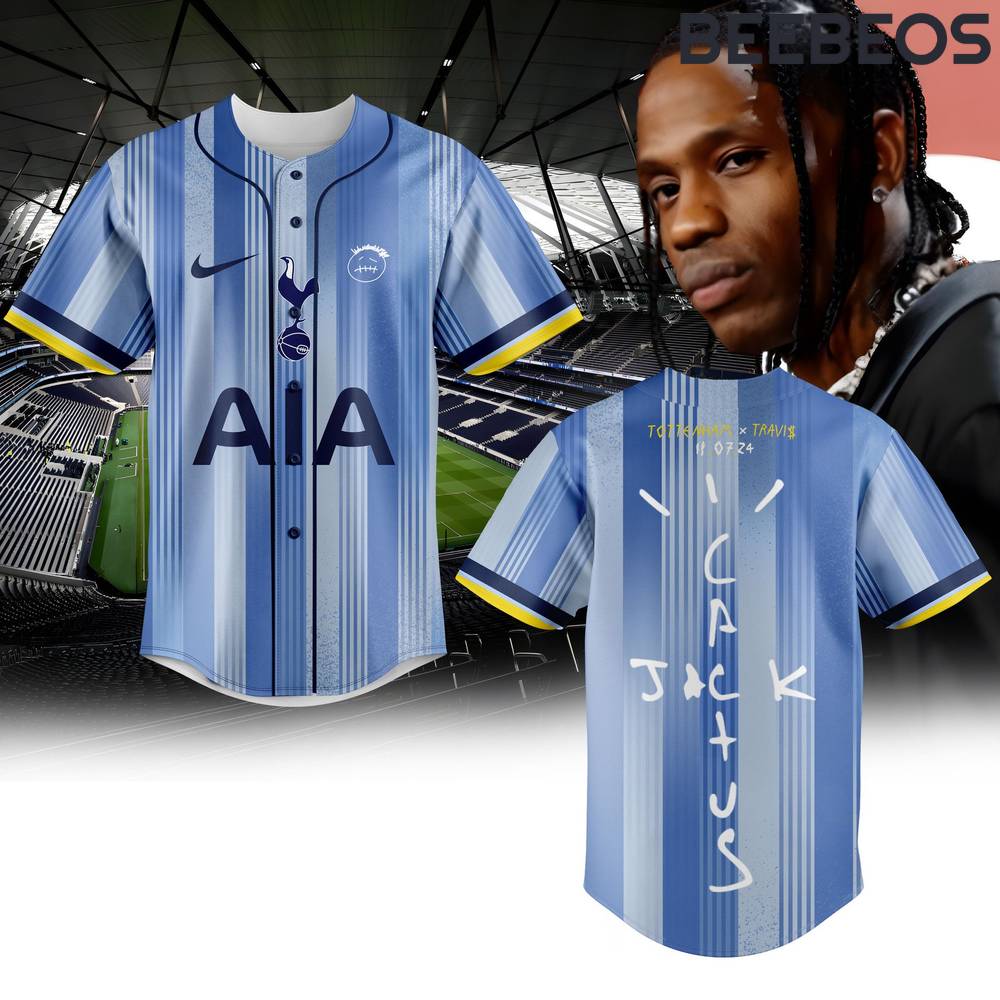 Tottenham x Travis Scott Baseball Jersey